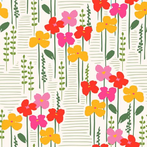 Iceland Poppies, Pattern Design Drawing, Surface Pattern Design Inspiration, Pattern Activities, Pattern Design Inspiration, Abstract Pattern Design, Floral Abstract, Elements Of Design, Seamless Pattern Vector