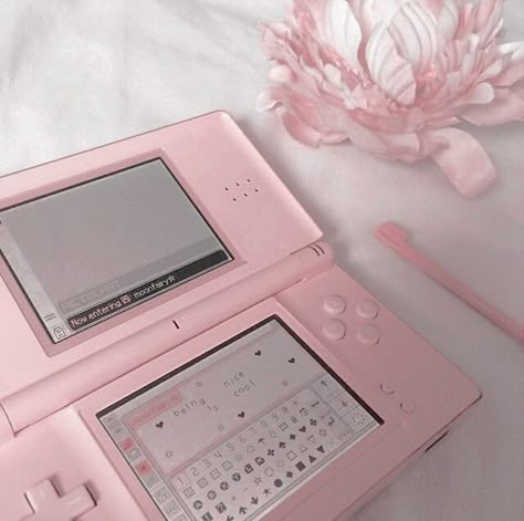 Pink Nintendo, Soft Pink Theme, Baby Pink Aesthetic, Nintendo Game, Pastel Pink Aesthetic, Pink Vibes, Korean Aesthetic, Pink Themes, Aesthetic Colors