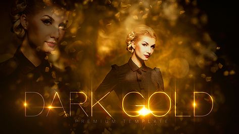 Golden Design, Motion Design Animation, After Effects Projects, Photo Booth Backdrop, Movie Titles, Motion Graphic, After Effects Templates, Dark Gold, Wedding Videos