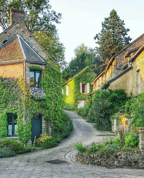 Saint-Céneri-le-Gérei, Normandy, France  Photo: @stephsche Normandy France, France Photos, Old Street, Beaux Villages, Beautiful Castles, Travel Insurance, Somerset, Beautiful Views, Places To See