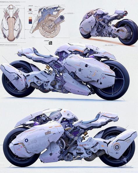 Sci Fi Bike Concept Art, Sci Fi Car Concept Art, Futuristic Bike Concept Art, Futuristic Vehicle Concept Art, Futuristic Motorcycle Concept Art, Vehicle Design Concept Art, Sci Fi Vehicle Concept Art, Sci Fi Bike, Bike Concept Art