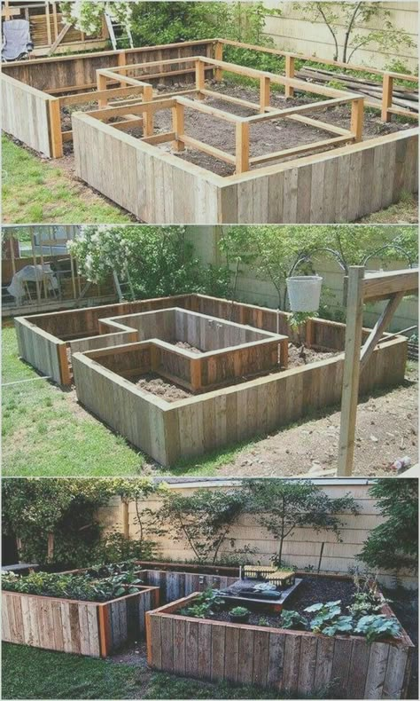 Raised Garden Designs, Compost Tumbler, Garden Areas, Vegetable Garden For Beginners, Seni Dan Kraf, Pallet Garden, Garden Art Diy, Beauty Diy, Garden Designs