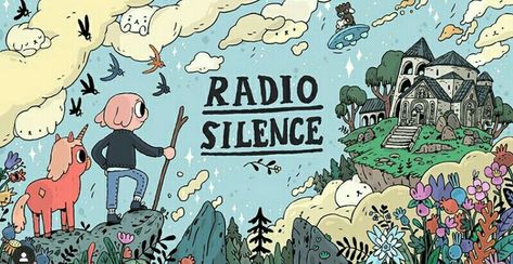 Title Card Design, Summer Camp Island, Radio Silence, Libra And Sagittarius, Cartoon Network Shows, Illustrator Artist, Good Cartoons, Title Card, Kids Tv