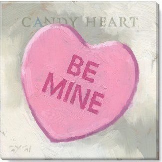 Valentine's Day Decorations : Target Candy Heart Art, Art Mini Toile, Valentine Art, Candy Paint, Heart Art Print, Candy Art, Heart Canvas, Love Of Your Life, Well Wishes