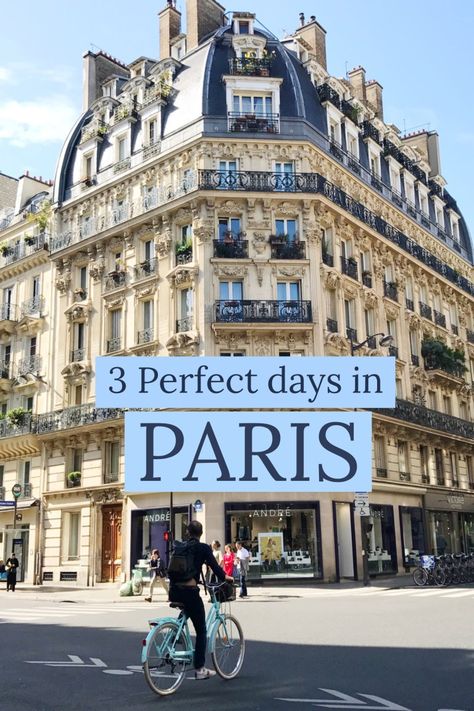 Paris in 3 Days Three Days In Paris, Paris Holiday, Paris Itinerary, Paris Travel Tips, Paris France Travel, Paris Guide, Paris Travel Guide, Paris Vacation, Paris Tours