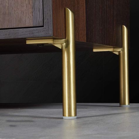 Diy Metal Furniture, Brass Furniture Legs, Golden Coffee Table, Replacement Furniture Legs, Kitchen Table Legs, Coffee Sofa, Metal Furniture Legs, Ikea Ivar, Brass Furniture