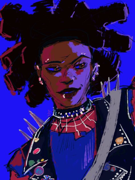 Big Steppa, Hobie Brown, Spider Punk, Into The Spiderverse, Into The Spider Verse, Across The Spider Verse, Miles Morales, The Spider, Spiderman Art