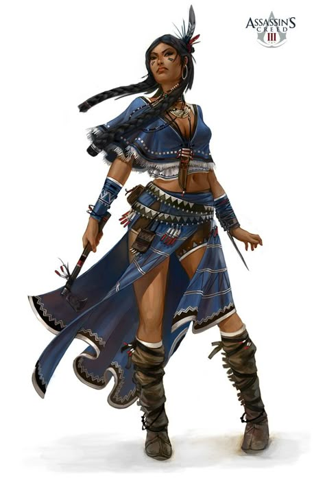 Female Assassin, Weird West, Heroic Fantasy, Assassin Creed, Female Warriors, Women Warriors, Model Sheet, Dungeons And Dragons Characters, Native Style