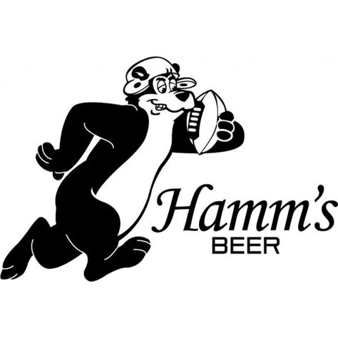 Hamm's Beer | Brands of the World™ | Download vector logos and logotypes Foo Fighters Vinyl, Bear Burger, Chicago Graphic Design, San Miguel Beer, Beer Logo Design, Chicago Graphic, Hamms Beer, Beer Bear, Beer Stickers