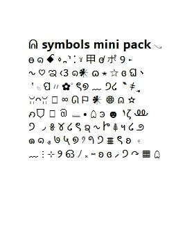 50+ commonly used symbols in a convenient mini pack, perfect for adding visual interest and clarity to your#cutefonts #fontlove #typographytuesday #fontobsessed #fontcrush @ Symbol Logo, Love Symbols Aesthetic, Indie Packs Visit, Indie Pack Symbols Copy Paste, Indie Pack Symbols Visit Bio, Indie Symbols Visit, Indie Pack Symbols, Indie Symbols, Coquette Symbols Copy And Paste