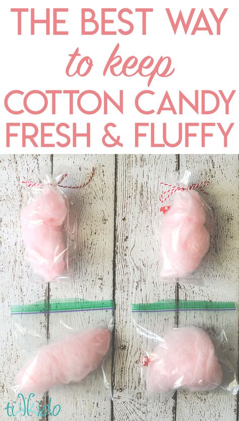 The Secrets to Keeping Cotton Candy Fresh and Fluffy | Tikkido.com Making Cotton Candy, Cotton Candy Recipe, Homemade Cotton Candy, Cotton Candy Favors, Will Cotton, Cotton Candy Cone, Cotton Candy Cakes, Cotton Candy Party, Candy Stand