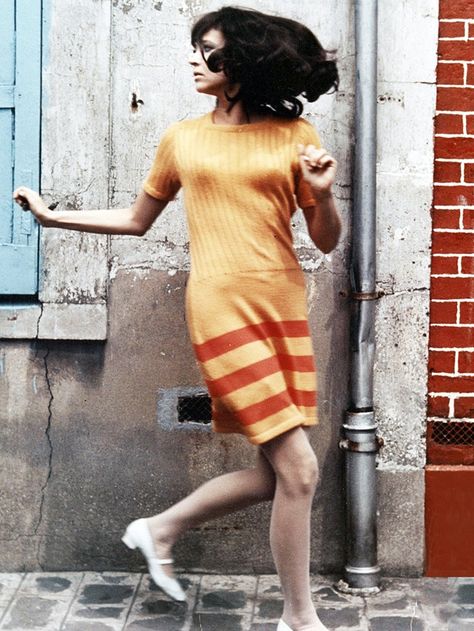 The Underrated French New Wave Muse Fashion Girls Love French New Wave Style, New Wave Fashion, Danish Actresses, Heroes Actors, Beatnik Style, Opaque Stockings, Girl Film, French New Wave, Anna Karina