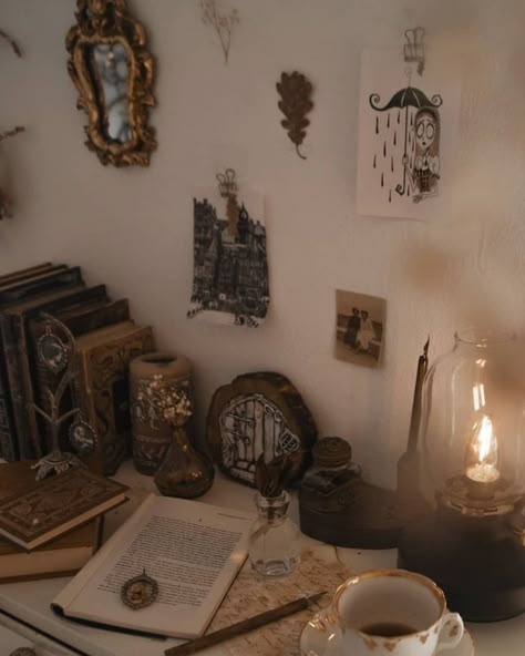 ☾︎ 𝐃𝐚𝐫𝐤 𝐀𝐜𝐚𝐝𝐞𝐦𝐢𝐚 on Twitter: "… " Aesthetic Apartments, Dark Academia Room Ideas, Dark Academia Bedroom, Academia Bedroom, Dark Academia Room, Academia Room, Furniture Apartment, Girly Apartments, Style Apartment