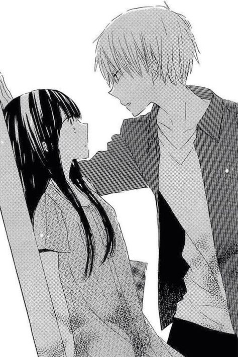 Last Game~ Last Game Manga, Anime Kiss Gif, Teenage Romance, Naruto Sketch Drawing, Cute Romance, Last Game, Manga Couple, Romantic Anime Couples, Manga Couples