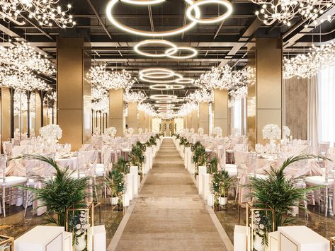 Small Function Hall Design, Modern Event Hall Interior Design, Modern Wedding Hall Interior Design, Interior Design Wedding Hall, Wedding Hall Design Architecture, Wedding Hall Interior Design, Party Hall Interior Design, Wedding Hall Interior, Wedding Hall Design