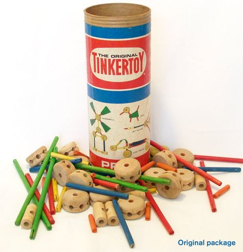 Wooden Tinker Toys. Tinker Toys, 70s Toys, Vintage Memory, Oldies But Goodies, Childhood Toys, Retro Toys, Sweet Memories, Old Toys, Classic Toys