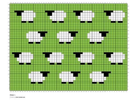 Copy of Copy of sheep by rice | Chart Minder Farm Animal Pixel Art, Sheep Knitting Chart, Sheep Tapestry Crochet, Sheep Pattern Crochet, Intarsia Knitting Charts Free, Tapestry Patterns Charts, Knit Chart Patterns, Sheep Grid Pattern, Pixel Knitting Pattern