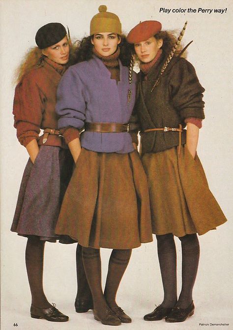 Vintage Goodness - A Blog For All The Vintage Geeks: Vintage 1970's & 1980's Vogue Fashion Clothing Pattern Catalogs - Part 2 Patterned Clothes Fashion, 1980s Outfits, Fashion 1980s, Fashion Newsletter, Fashion 80s, 80s And 90s Fashion, Vogue Pattern, 1980s Fashion, Perry Ellis