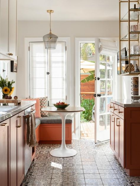 20 Galley Kitchen Remodel Ideas | HGTV Galley Kitchen Remodel Ideas, Galley Kitchen Layout, Galley Kitchen Design, Spanish Bungalow, Galley Kitchen Remodel, Galley Style Kitchen, Galley Kitchens, Kitchen Artwork, Small Space Kitchen