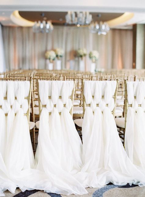 White Wedding Decorations, Wedding Decoration Ideas, Wedding Chair Decorations, Luxury Wedding Decor, Budget Friendly Wedding, Baltimore Wedding, Luxury Wedding Venues, Ballroom Wedding, Wedding Forward