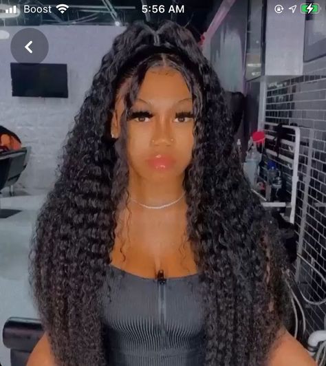 Orange Deep Wave Wig, Deep Wave Wig, Wig Wavy, Frontal Wig Hairstyles, Birthday Hairstyles, Frontal Hairstyles, Fall Sale, Deep Wave Hairstyles, Curly Human Hair Wig