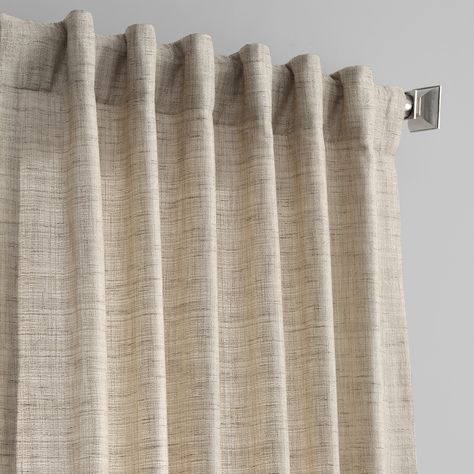 Linen Tan Yarn Dyed Textured Designer Curtains Tan Linen Curtains, Tsitp Bedroom, Tan Curtains Living Room, Cortinas Para Comedor Ideas, Linen Curtains Living Room, Tan Curtains, Designer Curtains, Faux Silk Curtains, Meeting Hall