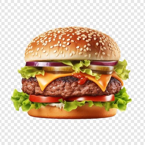 Free PSD fresh beef burger isolated on t... | Free Psd #Freepik #freepsd #red #big #white #american Hamburger Barbecue, Burger Street, Hotdog Sandwich, Food Png, Food Street, Grilled Beef, Beef Burger, Food Poster Design, Free Business Card Mockup