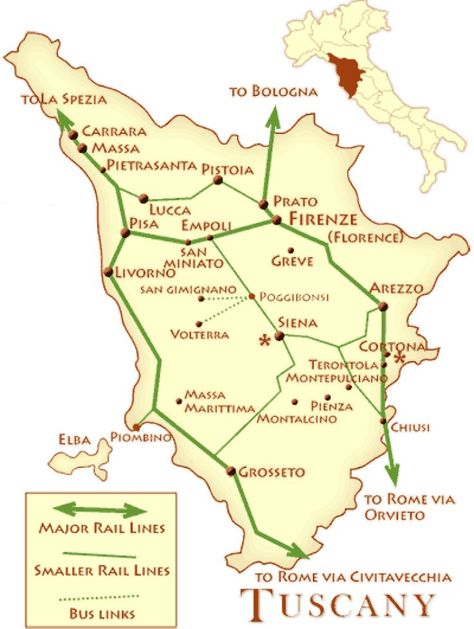 How to Get Around Tuscany by Train Tuscany Map, Travel Tuscany, Train Map, Toscana Italy, Tuscany Travel, Toscana Italia, Italian Vacation, Under The Tuscan Sun, Florence Tuscany