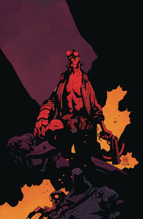 Hellboy Wallpaper, Geeky Wallpaper, Mignola Art, Anthem Game, Hellboy Comic, Hellboy Tattoo, Mike Mignola Art, Hell Boy, Hellboy Art