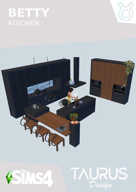 Sims 4 Furniture, Taurus Design, Living Room Sims 4, Furniture Cc, Sims 4 Kitchen, Sims 4 Body Mods, Sims 4 Expansions, Sims 4 Cc Folder, Casas The Sims 4