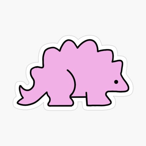 Pink Stegosaurus Dinosaur Mini Doodle Cute Design by zoeyyyrose | Redbubble Cartoon Stegosaurus, Doodle Cute, Pink Cartoon, Mini Doodle, Mini Pink, Cute Design, Cute Designs, Science Poster, Stranger Things Fanart