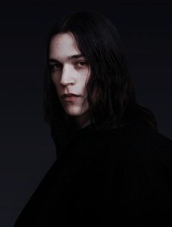 Twilight Fancast; Miles McMillan as Marcus Volturi Kings, Miles Mcmillan, Male Vampire, Character Inspiration Male, Adelaide Kane, Long Dark Hair, Face Reference, Long Black Hair, Fantasy Aesthetic