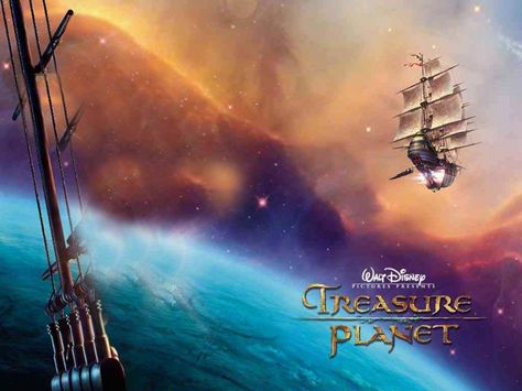 Treasure Planet galaxy ship Planets Quote, Jim Hawkins Treasure Planet, Planet Movie, Writing Music, Planet Poster, Disney Treasures, Planets Wallpaper, Planets Art, Walt Disney Animation