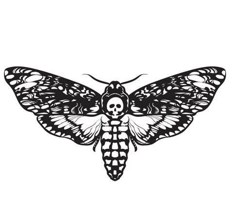 Deathshead Moth Tattoo Design, Deathhead Moth Drawing, Black And White T Shirt Design, Deathhead Moth Tattoo, Hawk Moth Tattoo, Deaths Head Moth Tattoo, Moth With Skull, Deathhead Moth, Moth Tattoos