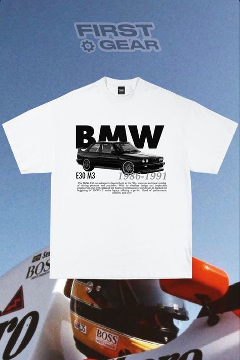 Bmw T Shirt Design, Automotive Tshirt Design, Car Clothing Design, Car T Shirt Design Ideas, Bmw Tshirt, Car Shirt Design, Car Tshirt Design, Car T Shirt Design, Bmw Shirt