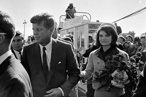 The Last Thing JFK Said to Jackie Before He Died | Trusted Since 1922 John Junior, Albert Schweitzer, First Ladies, John Fitzgerald, Marie Curie, Us Marines, Pink Suit, James Dean, American Presidents