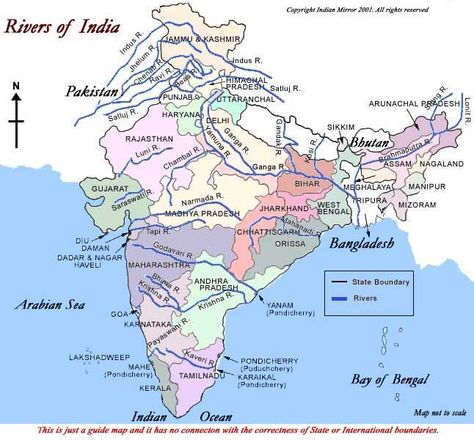 indian-rivers India Rivers Map Full Hd, Indian River Map 3d, Rivers In India Gk, Indian Rivers Map, Indian River Map Full Hd, India River Map, Indian River Map, Rivers Of India, Ancient India Map