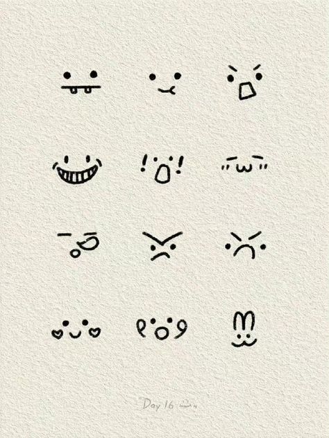 Small Asethic Drawings, Face Doodles Simple, Cute Smile Drawing, Hair Doodle, Doodles Simple, Minimal Tattoo Designs, Minimal Tattoo Ideas, Face Doodles, Cute Small Drawings