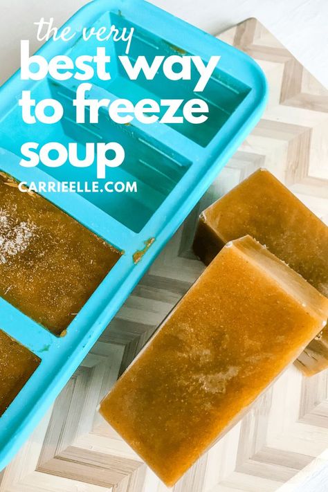 Freeze Soup, Freezer Soups, Freezing Soup, Points Recipes, Meal Planning Printable, Soup Containers, Free Meal Plans, Easy Soups, Food Pantry