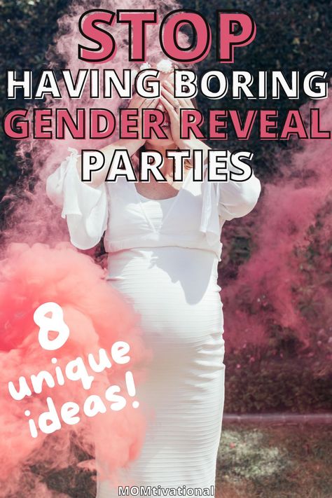 Ideas For Gender Reveal Party Creative, Simple Reveal Ideas, Gender Reveal Where Parents Know, Trick Gender Reveal Ideas, Gender Reveal For Guests, Activities For Gender Reveal Party, Ideas For A Gender Reveal Party, Gender Reveal Fake Out Ideas, Gender Reveal Suprise Ideas