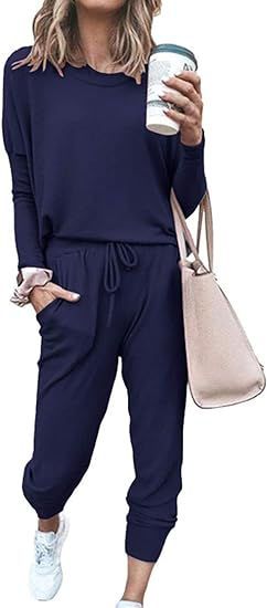 https://amzn.to/3xw6fFb PRETTYGARDEN Women's 2024 Fall Two Piece Outfit Long Sleeve Crewneck Pullover Tops and Long Pants Tracksuit Matching Sweatsuit, Crop Pullover, Drawstring Sweatpants, Lounge Outfit, Sweatsuit Set, Sweatpants Set, Tracksuit Set, Loungewear Set, Athletic Outfits