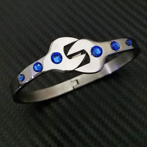 Sapphire Swarovski Crystal Wrench Bracelet is going out that! Order one plain or get any color you choose!  www.GarageGirlsJewelry.com #garagegirls #carjewelry #automotivejewelry #theoriginal #handmade #wrench #wrenchbracelet #spannerbracelet #spanner #ladymechanic Wrench Bracelet, Woman Mechanic, Car Jewelry, Ring Bracelet, Oakley Sunglasses, Wrench, You Choose, Swarovski Crystal, Swarovski Crystals