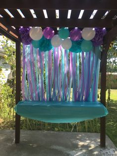 Mermaid Birthday Party Backdrop, Ariel Birthday Party, Big Blanket, Mermaid Birthday Party Decorations, Arm Knit, Mermaid Theme Birthday Party, Ariel Birthday, Birthday Party Backdrop, Knit Blankets