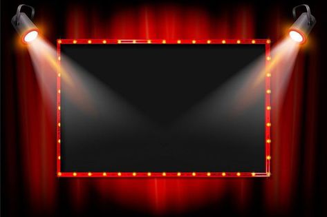 Now Showing Sign, Red Curtain Backdrop, Retro Cinema, Cinema Sign, Bollywood Retro, Graphic Video, Curtain Backdrop, Cd Cover Design, Certificate Background