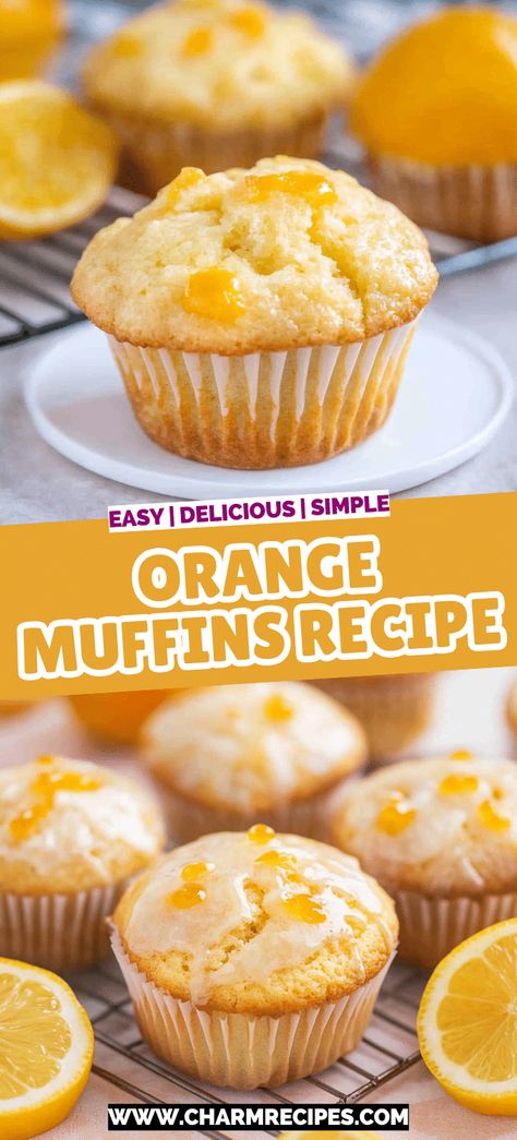 Orange Muffins Orange Banana Muffins, Recipes That Use Orange Juice, Leftover Oranges What To Do With, What To Make With Oranges, Orange Muffins Easy, Orange Juice Muffins, Orange Muffins Recipes, Mandarin Orange Muffins, Mini Muffins Recipes