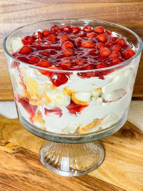 Cherries in the Snow Cherry In The Snow, Cherries In The Snow Recipe, Snow Dessert, Crockpot Peach Cobbler, Boston Cream Poke Cake, Cherries In The Snow, Cherry Recipes Dessert, Snow Recipe, Cherry Christmas