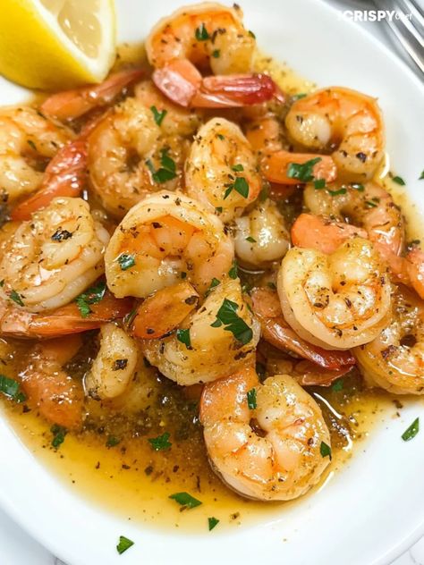 Shrimp Scampi No Wine, Shrimp Scampi Recipe Easy Without Wine, Shrimp Scampi Easy, Shrimp Scampi Recipe Without Wine, Homemade Shrimp Scampi, Shrimp Scampi Without Wine, Easy Shrimp Scampi Recipe, Chicken Scampi, Easy Shrimp Scampi