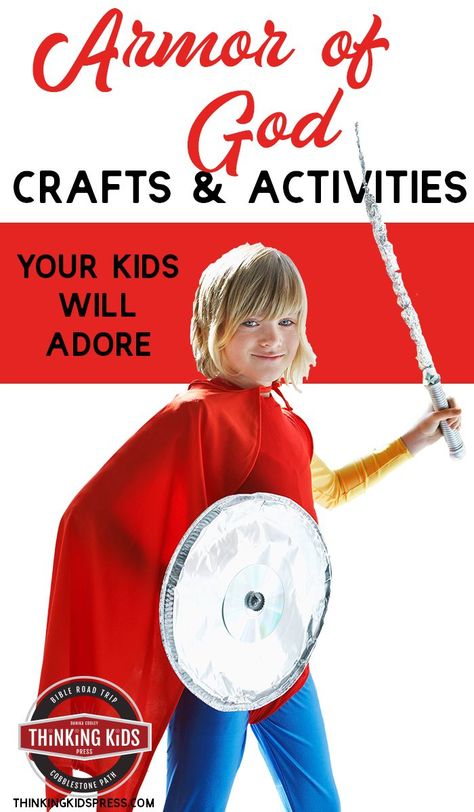 Armor Of God Vbs Decorations, Armor Of God Crafts, God Activities, Castle Decorations, God Crafts, Armor Of God Lesson, Biblical Homeschooling, Character Activities, Praying In The Spirit