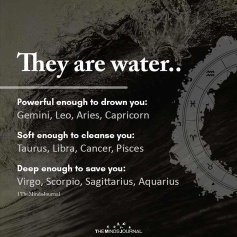 Horoscope Astrology Water Personality, Zodiac Secrets, Water Signs Zodiac, Leo Aries, Western Astrology, Water Quotes, Gemini Leo, Horoscope Dates, Zodiac Sign Fashion