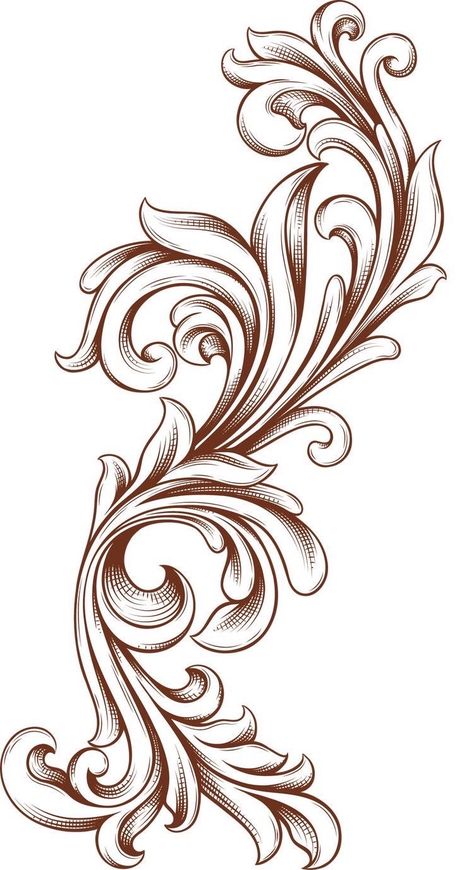 Baroque Tattoo, Gothic Tattoos, Illusion Tattoos, Optical Illusion Tattoos, Filigree Tattoo, Animal Tattoo Ideas, Tattoo Filler, Western Tattoos, Ornament Drawing